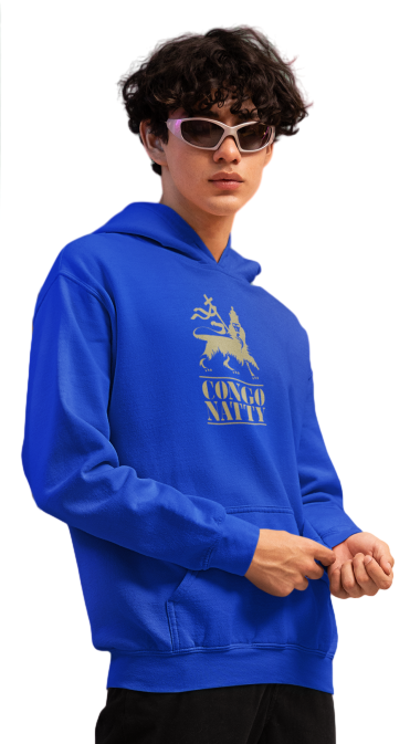 Gold Print Congo Natty Hoodie
