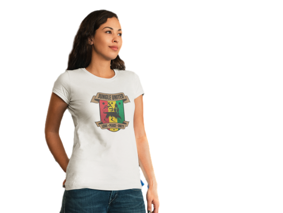 Jungle United Ladies Cut T-Shirt