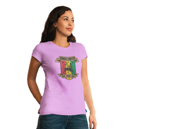 Jungle United Ladies Cut T-Shirt