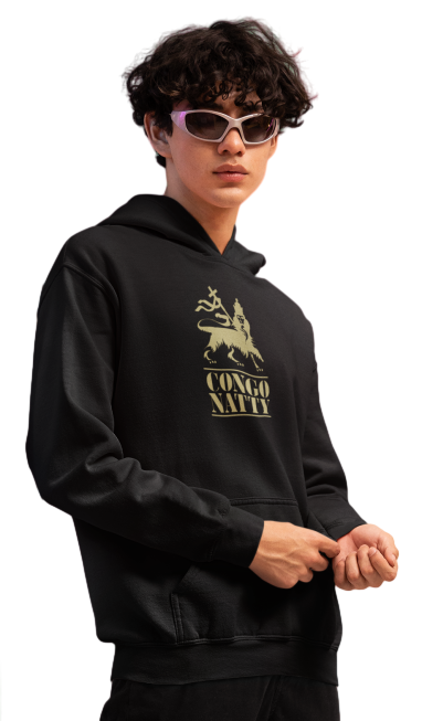 Gold Print Congo Natty Hoodie