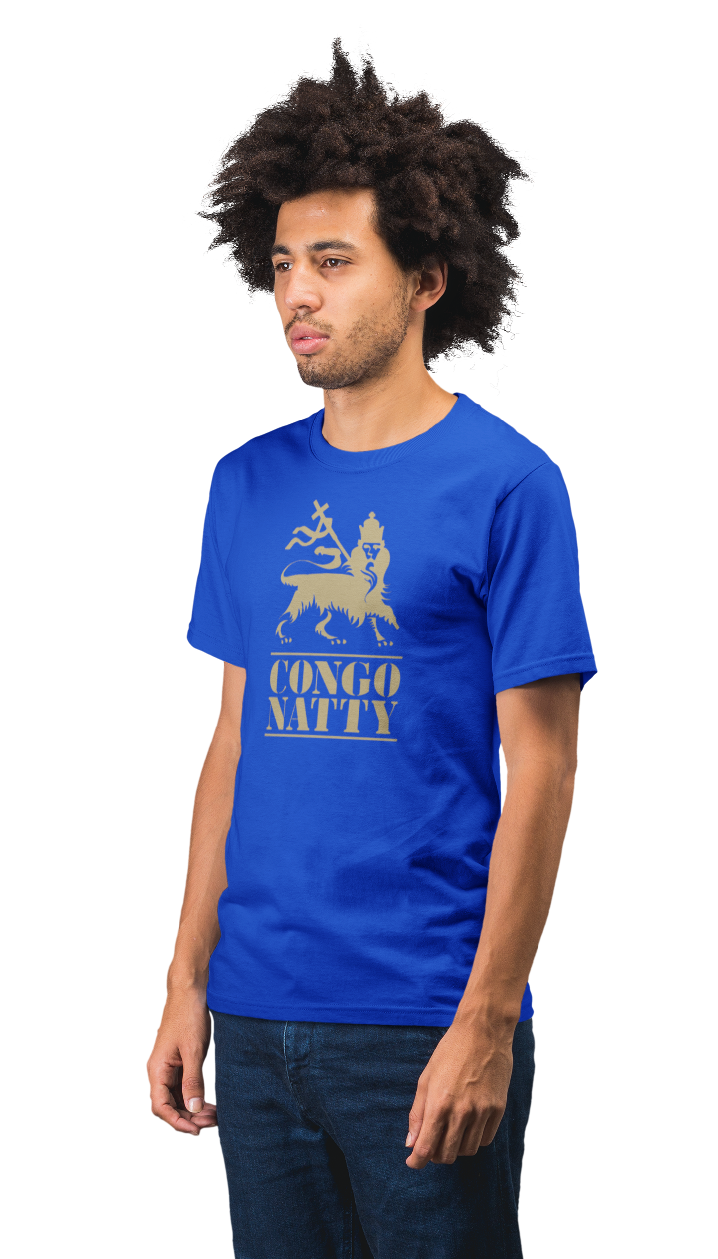 Gold Print Congo Natty T-Shirt