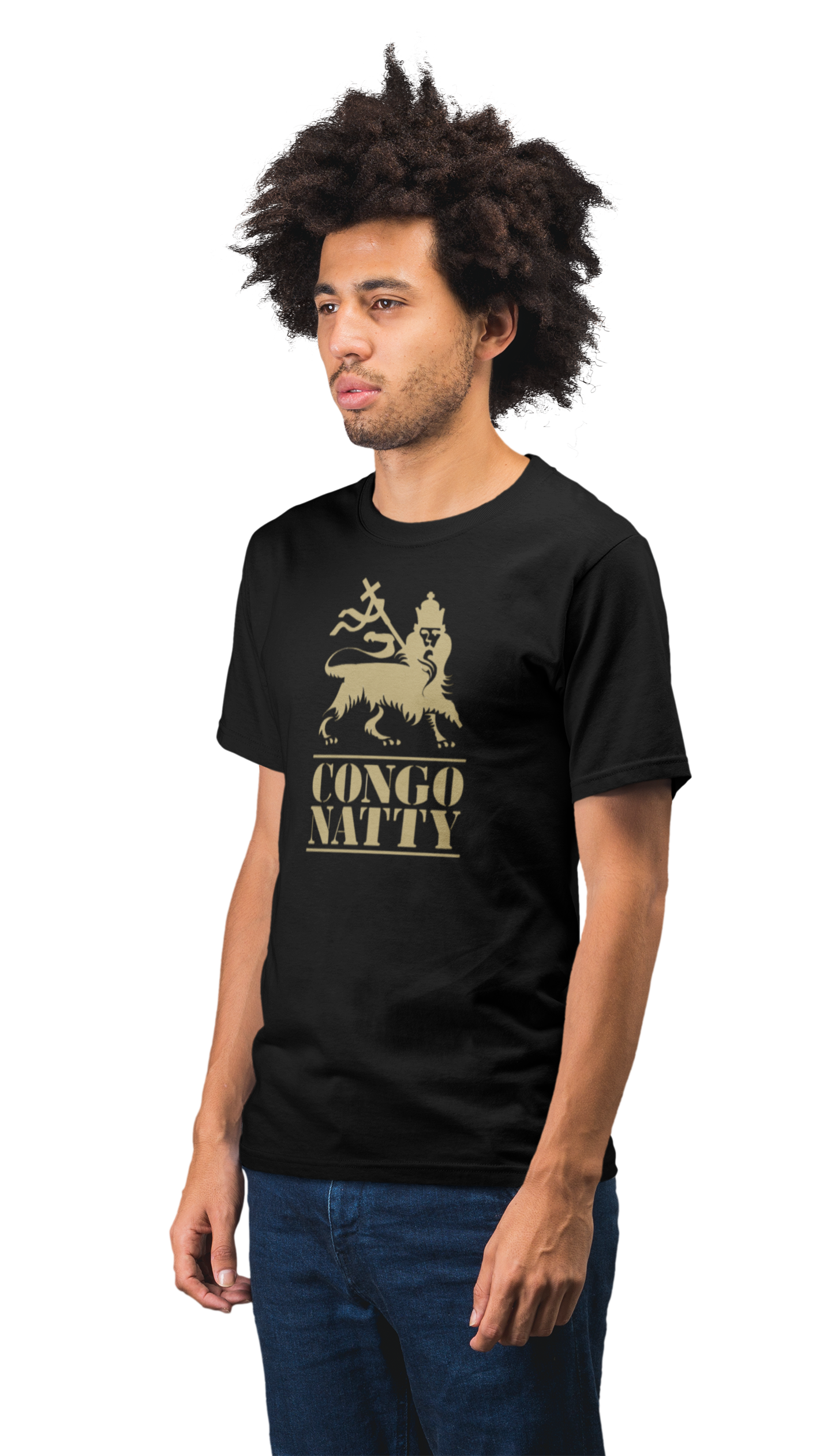 Gold Print Congo Natty T-Shirt