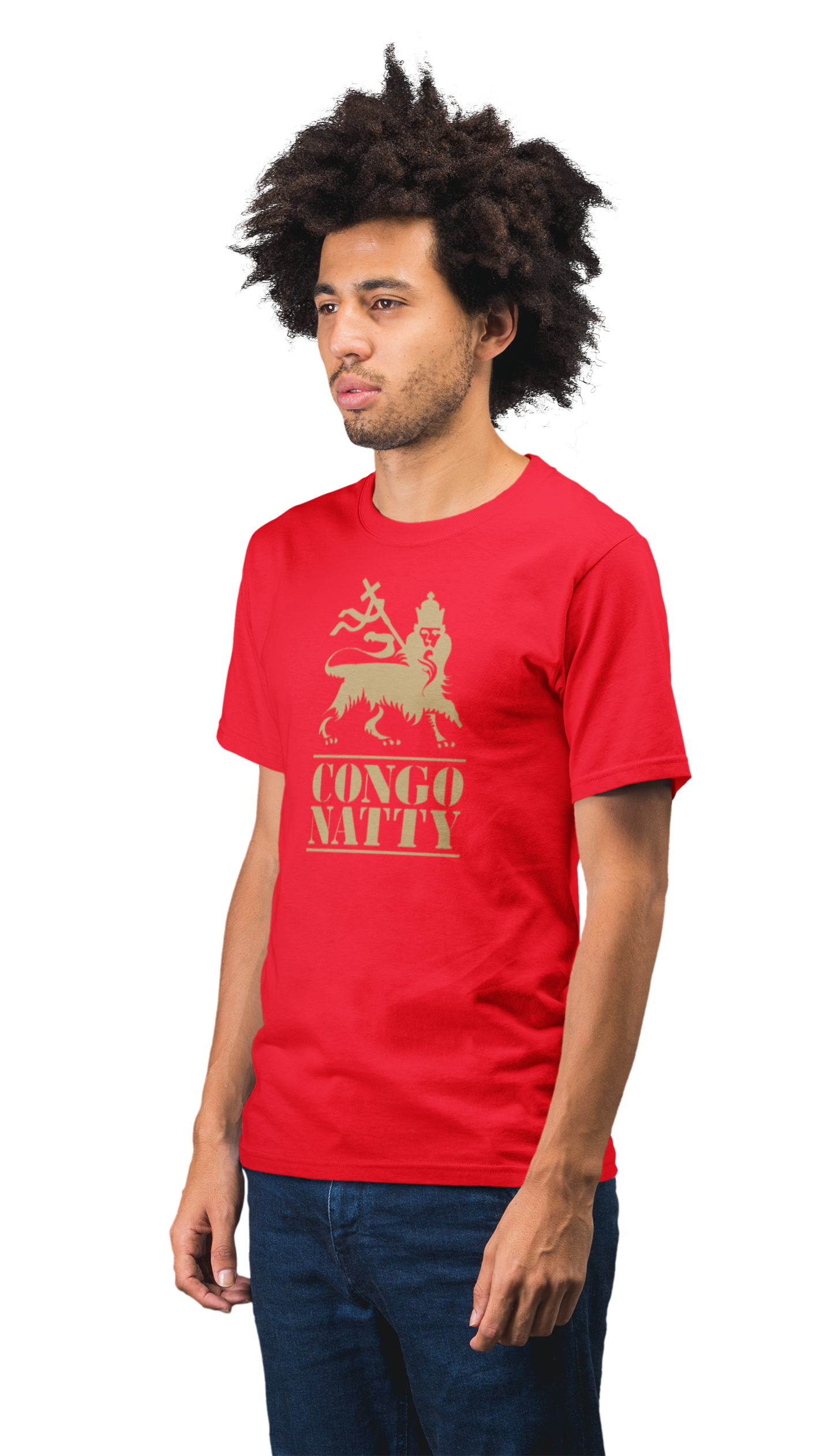 Gold Print Congo Natty T-Shirt